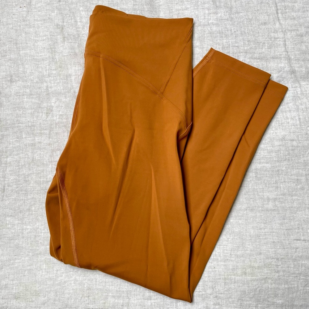 Burnt Orange Lululemon Leggings 10